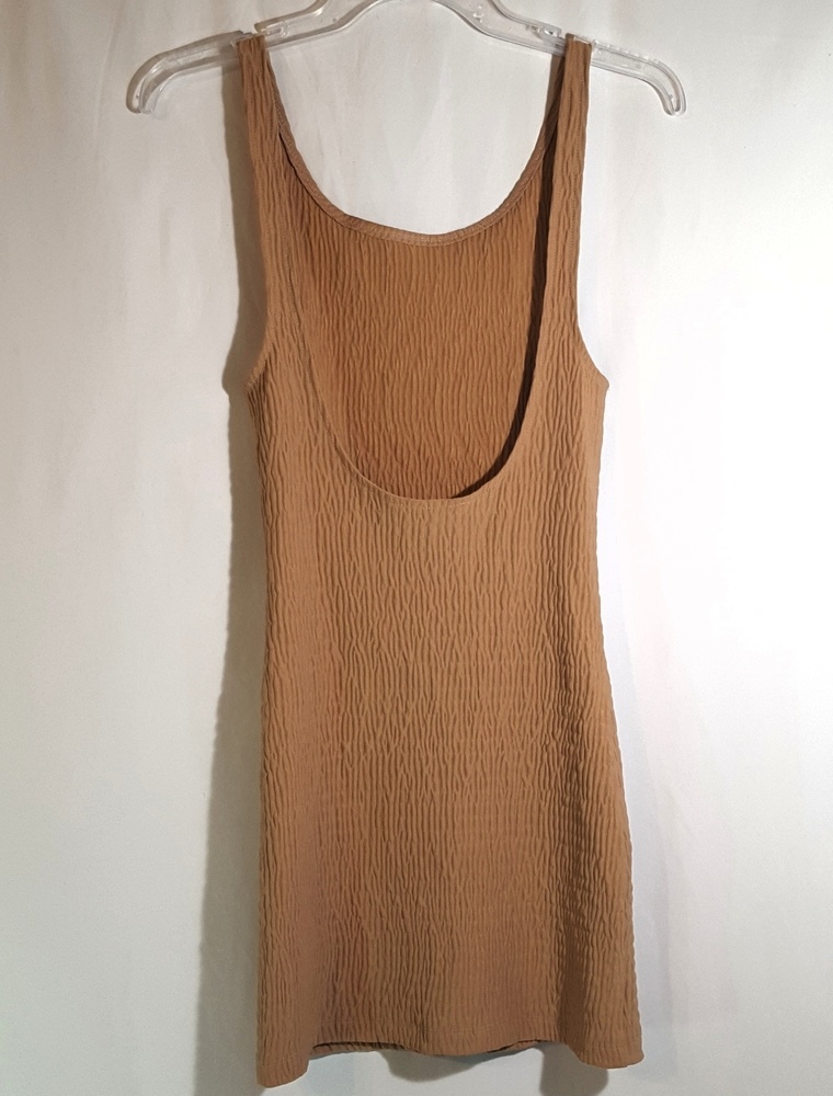 Motel Bubble-Stretch Nude Tank Dress - Picture 3 of 7